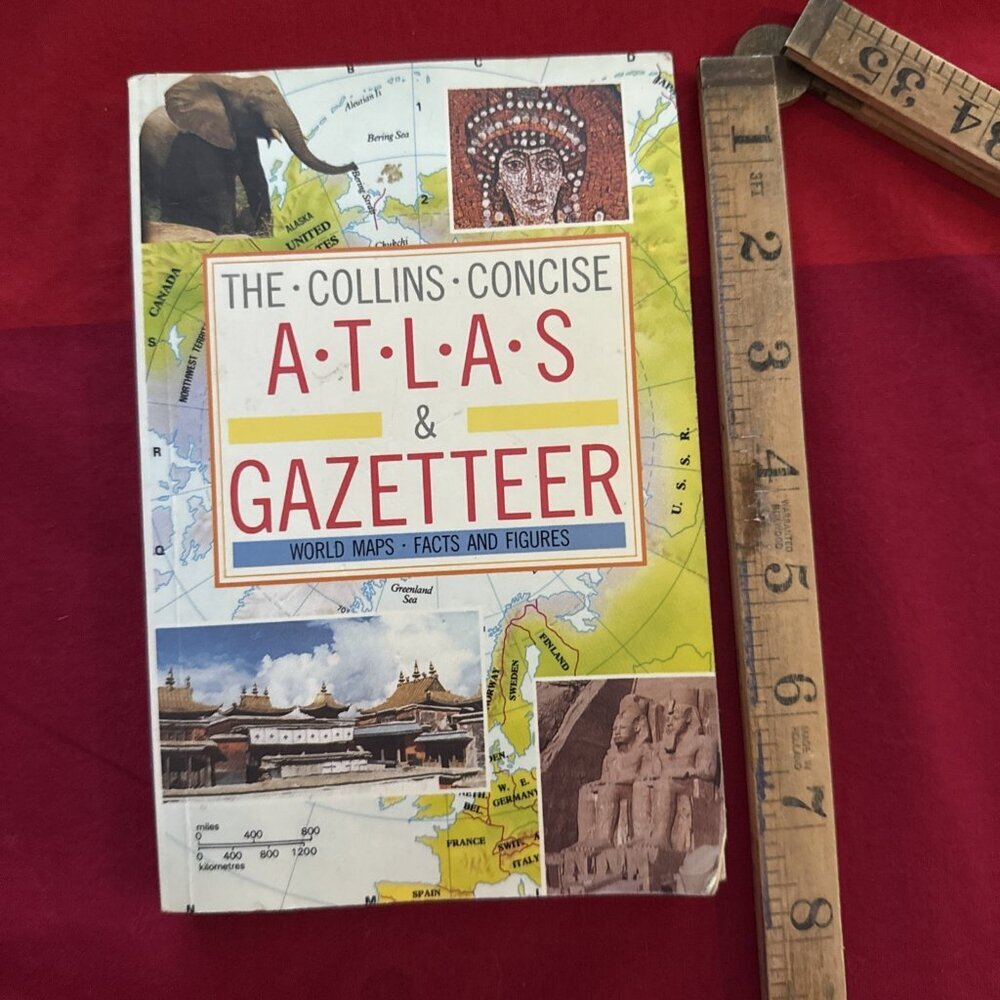 The Collins Concise Atlas & Gazetteer World Maps Facts and Figures